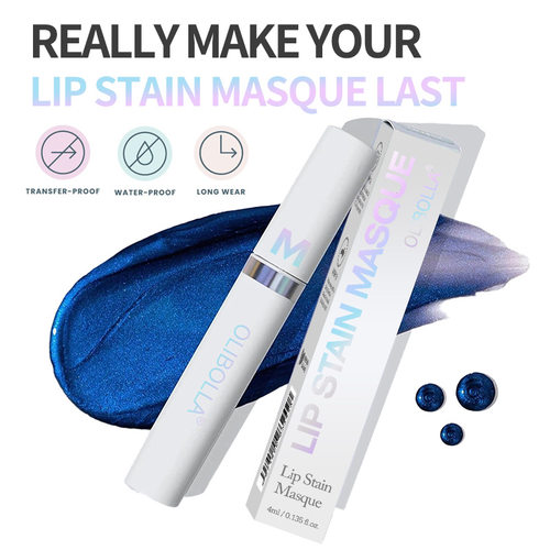 9-color Tearing Lip Glaze Tearing Matte Dyed Lip Gloss Lip F - 图0