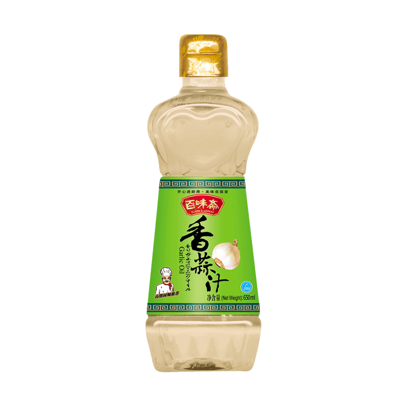 百味斋大蒜汁650ml 厨房食用调味蘸酱小龙虾凉拌菜调味料凉拌烤肉 - 图0