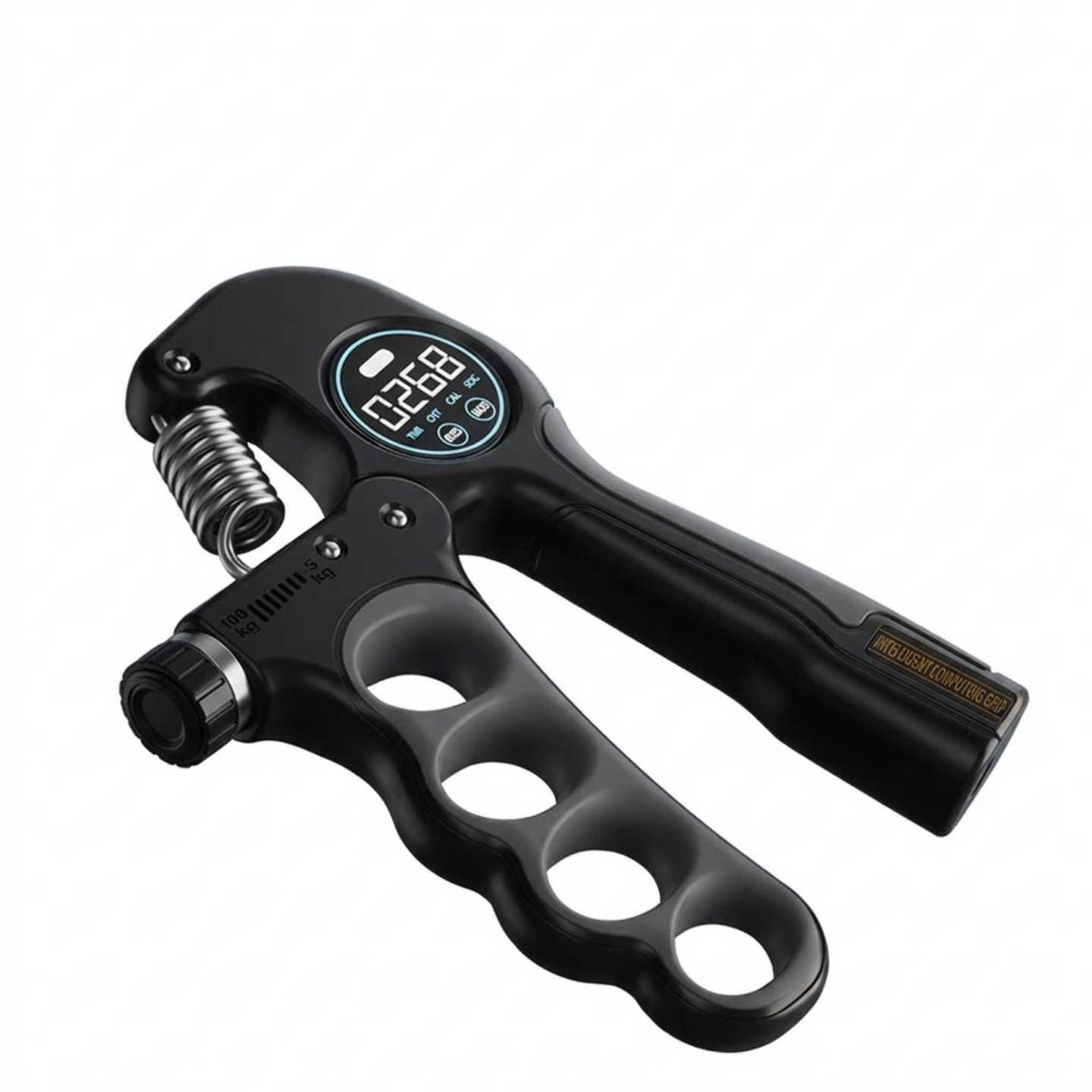 Adjustable LCD counting spring gripper