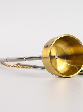 台湾伸缩引罄纯铜台湾工艺