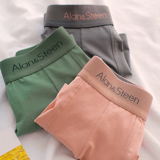 男士内裤莫代尔棉男款抑菌短裤高档男生舒适透气无痕平角裤男款