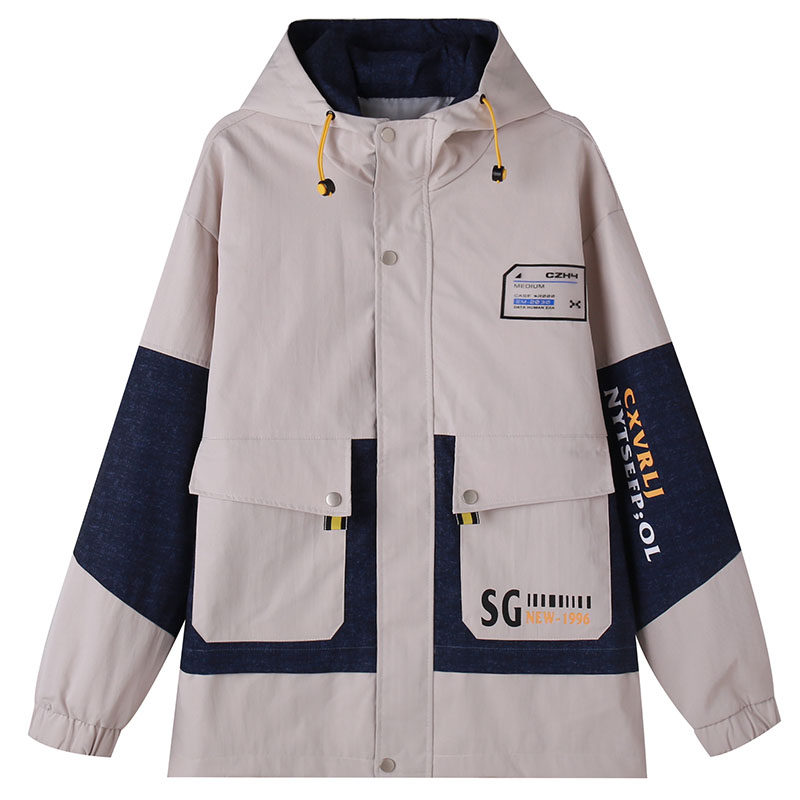 工装牛仔2020年春秋季新款潮短外套 法韩妮短外套