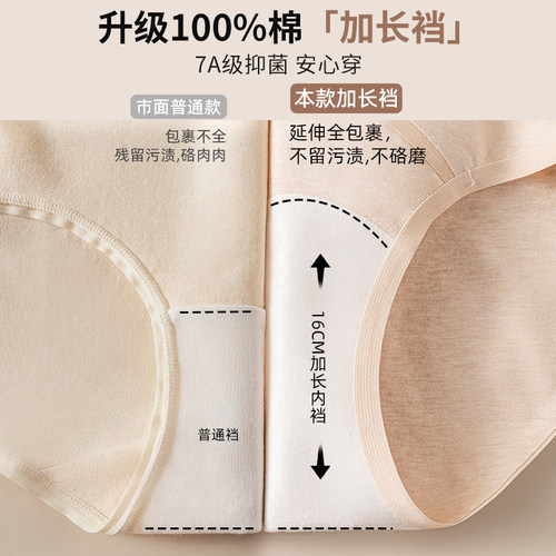 医用级孕妇内裤女士纯棉7A抗菌2025新款低腰托腹怀孕早中晚期专用 - 图1