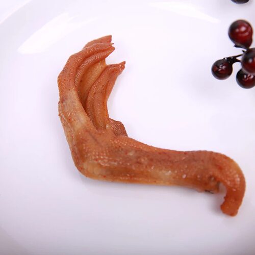 唐城老鸭熏鸭爪 真空包装三明特产小吃熏办公室零食熏鸭爪500g - 图2