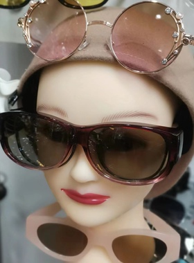 偏光太阳镜大脸防紫外线百搭