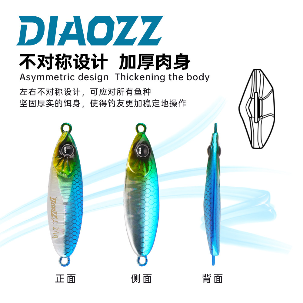 钓之猪路亚饵两鲌铁板2代短款远投飘落特氟龙钓鱤鱼翘嘴鲈鱼假饵,淘宝优惠券,粉丝福利购,淘宝优惠卷