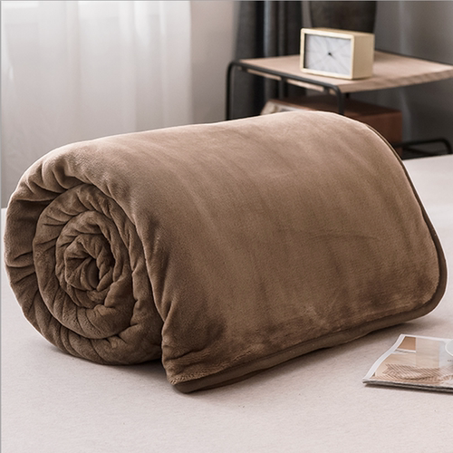 盖腿小毛毯定制logo网吧电影院纯色空调毯子酒吧剧本杀瑜伽午休毯 - 图0