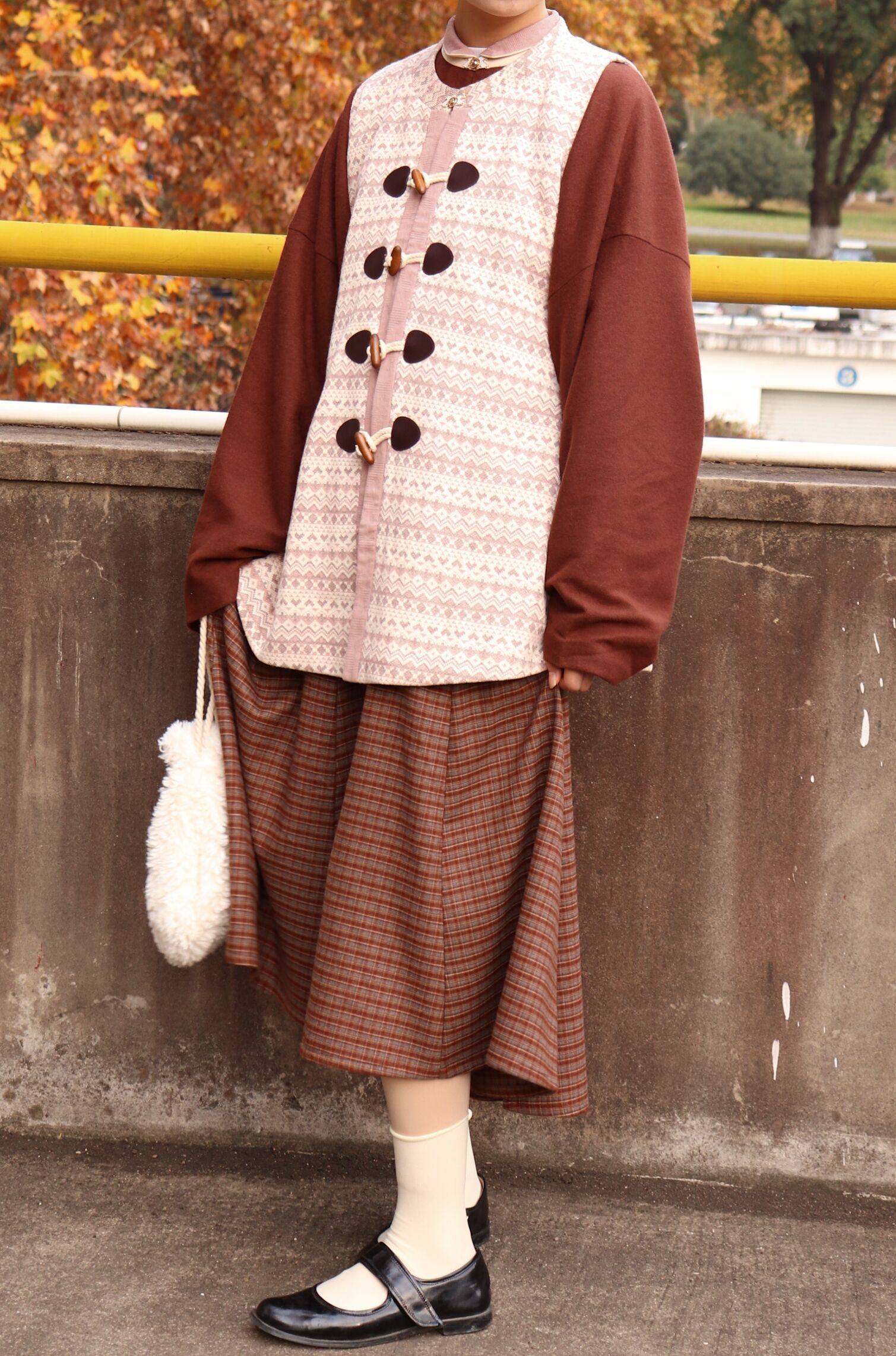 裳裳者华 松露 春秋冬汉服明制立领针织毛呢对襟弓袋袖短袄日常,淘宝优惠券,粉丝福利购,淘宝优惠卷