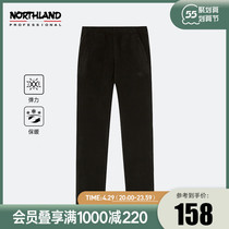 Ms. NORTHLAND warm and velvety long pants elastic light minimalist easy to hitch and comfortable