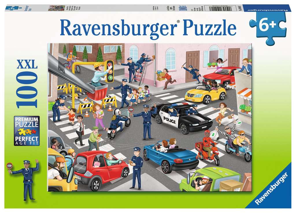 睿思Ravensburger汽车恐龙100片德国进口拼图儿童益智玩具6+欧洲 - 图2