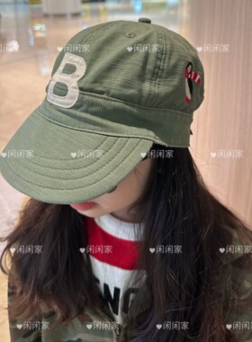 闲闲家日系童款豹纹企鹅鸭舌帽