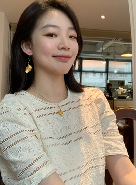 梵灵法式浪漫秋叶耳环