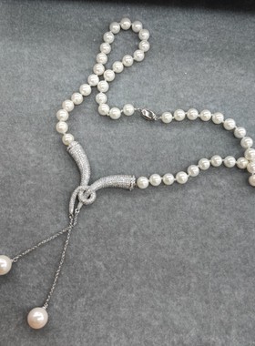 时尚精品复古珍珠项链 新店促销量低价销售实品珍珠项链