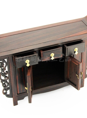 红木微缩模型小家具橱柜工艺品