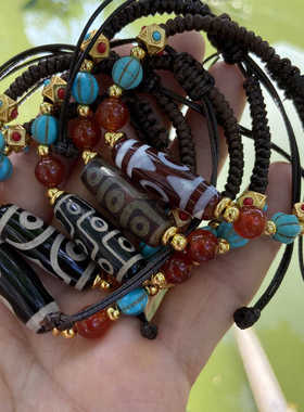蜡线绳女士手链藏式民族风