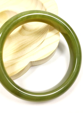 天然和田玉老料手镯无裂无优化