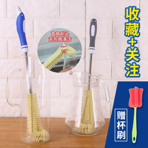 杯刷长柄洗杯刷玻璃杯水壶保温杯暖壶奶瓶刷加长清洁刷洗杯子神器 - 图2