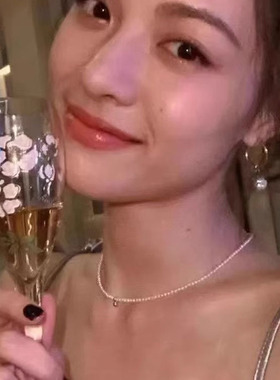 夏天女士显项链粗脖子长项链适合