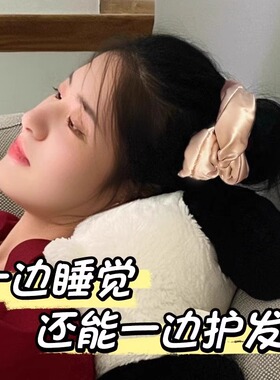 枕头大肠发圈丸子头皮筋头饰睡觉