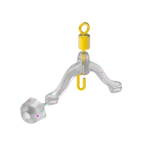 快挂子线夹防缠子线夹秒换防缠渔具用品垂钓小配件八字环可拆卸式 - 图3