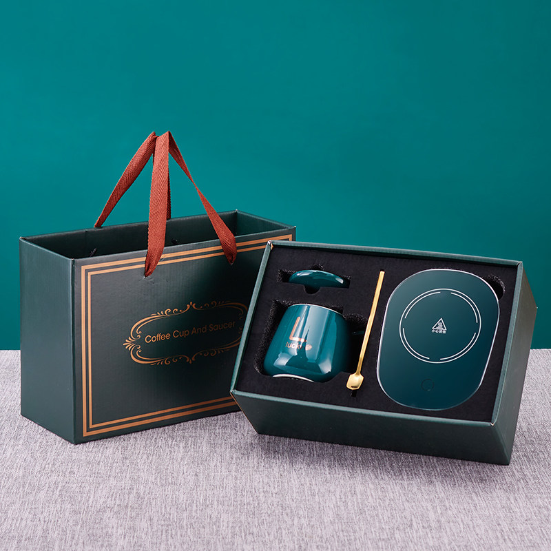 55℃度恒温水杯暖暖杯加热精致生日护士教师节礼品定制刻字印LOGO