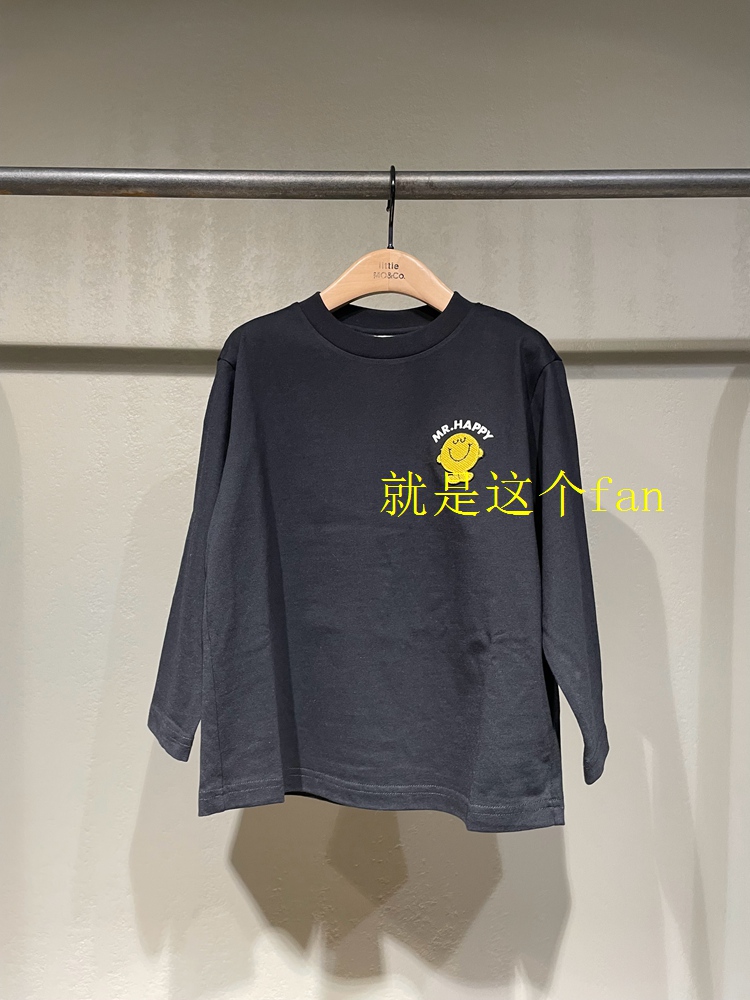 little moco童装24春5A抑菌奇先生妙小姐IP纯棉长袖T恤KBD1TEE001 - 图1