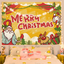 Christmas Events Party Hanging Buddtan Rave Mall Decoration Background Arrangement Scene Kindergarten School Atmosphere