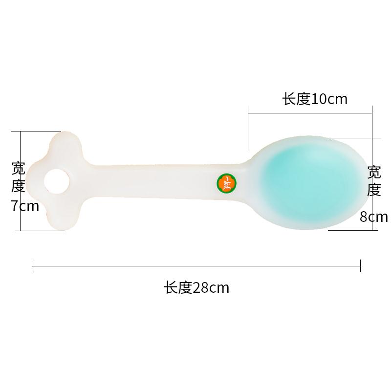 一拍灵拍痧板硅胶经络拍全身家用手持筋络拍打器捶背器圆头按摩捶 - 图0