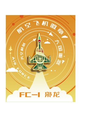 航空飞机徽章枭龙歼轰教