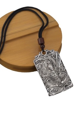 齐天大圣孙悟空镀银项链男孙悟空吊坠男士霸气斗战胜佛宝挂件霸气