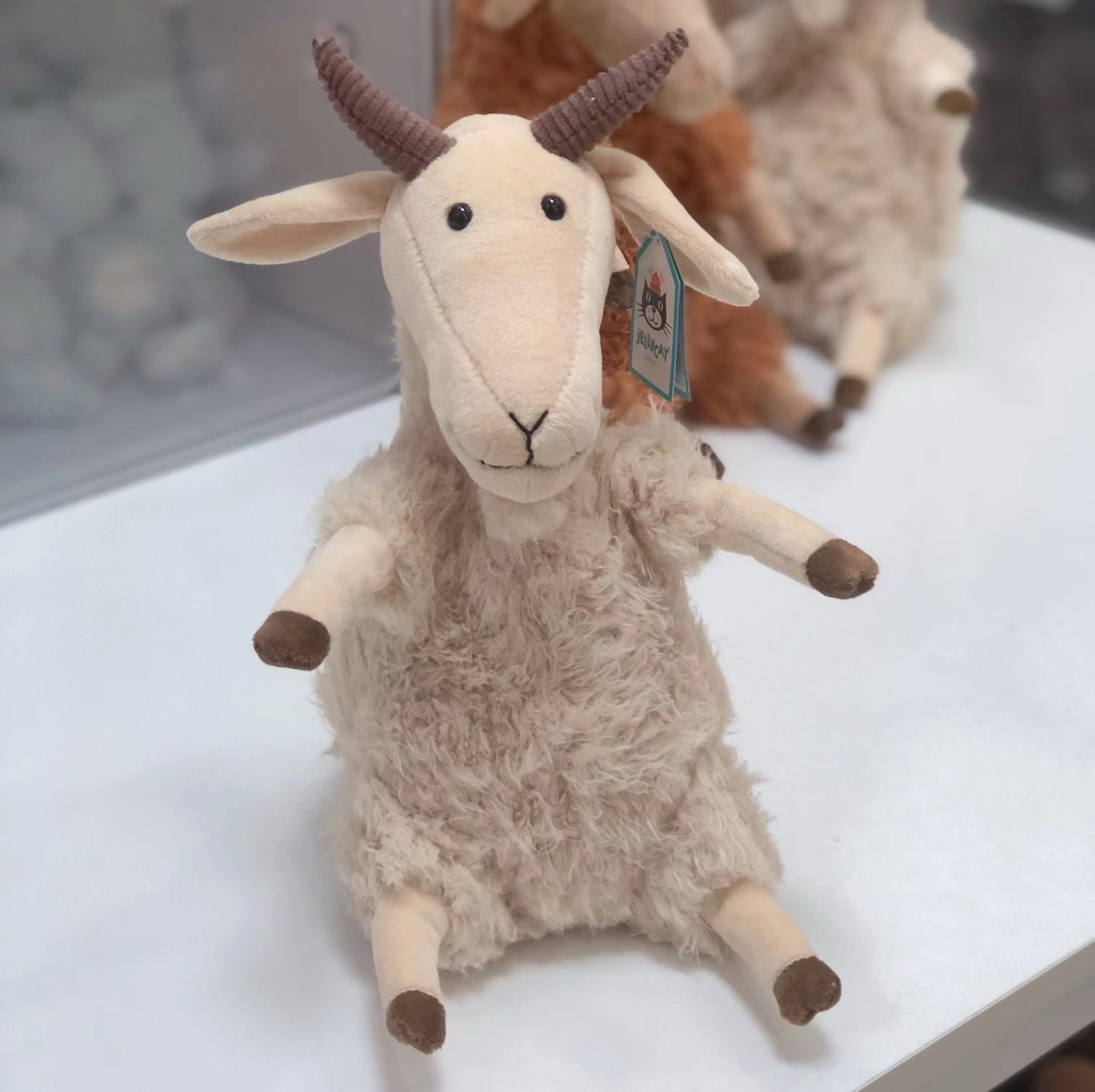 jellycat23年新品金妮山羊毛绒安抚玩偶玩具娃娃公仔送礼,淘宝优惠券,粉丝福利购,淘宝优惠卷