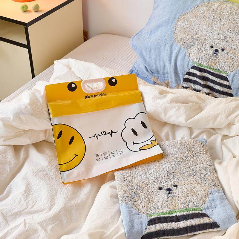 纯棉纱布枕巾一对装四季通用卡通双面吸汗透气水洗全棉家用枕头巾,淘宝优惠券,粉丝福利购,淘宝优惠卷