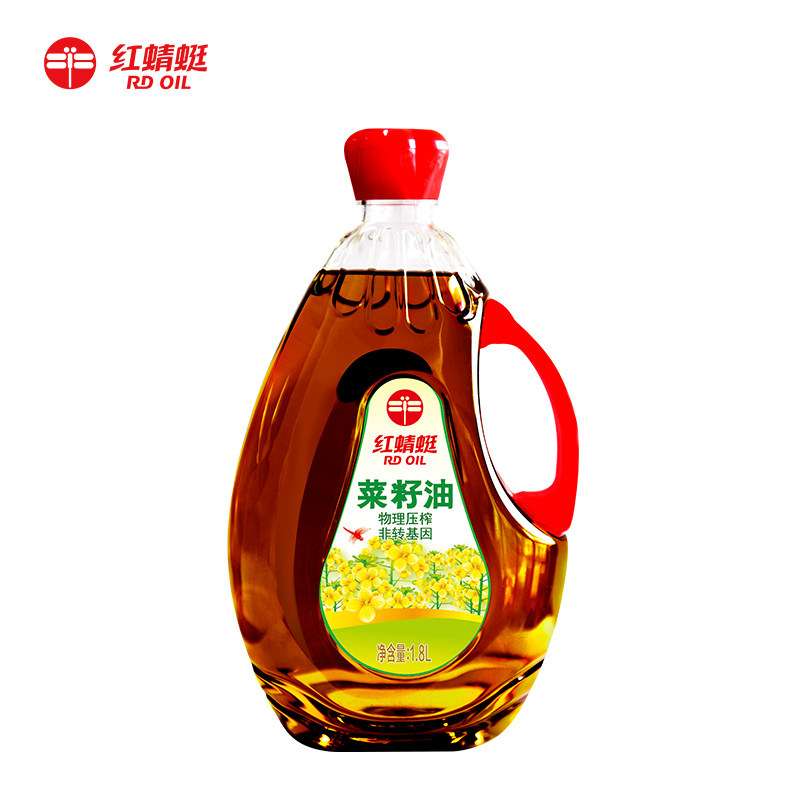 RDGO/红蜻蜓粮油食用油菜籽油1.8升L非转压榨老川味小瓶家用,淘宝优惠券,粉丝福利购,淘宝优惠卷