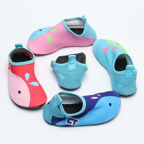 Детские туфли для плавания подходит для мужчин и женщин для девочек, нескользящий аквапарк, быстросохнущая пляжная обувь для взрослых