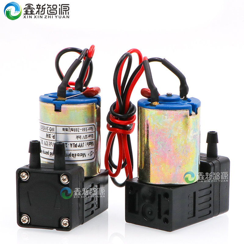 UV平板打印机专用小墨泵12V3W喷码JYY*PUA-10喷墨液泵微型隔膜泵 - 图1