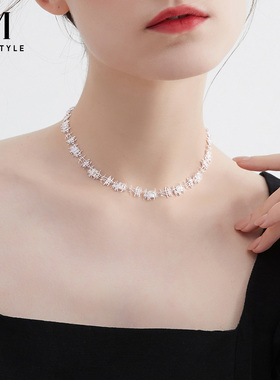 星芒项链女款锁骨链夸张独特轻奢
