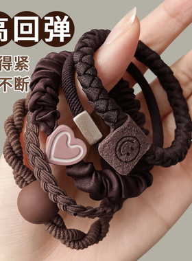 头绳高弹力耐用橡皮筋扎头发发绳