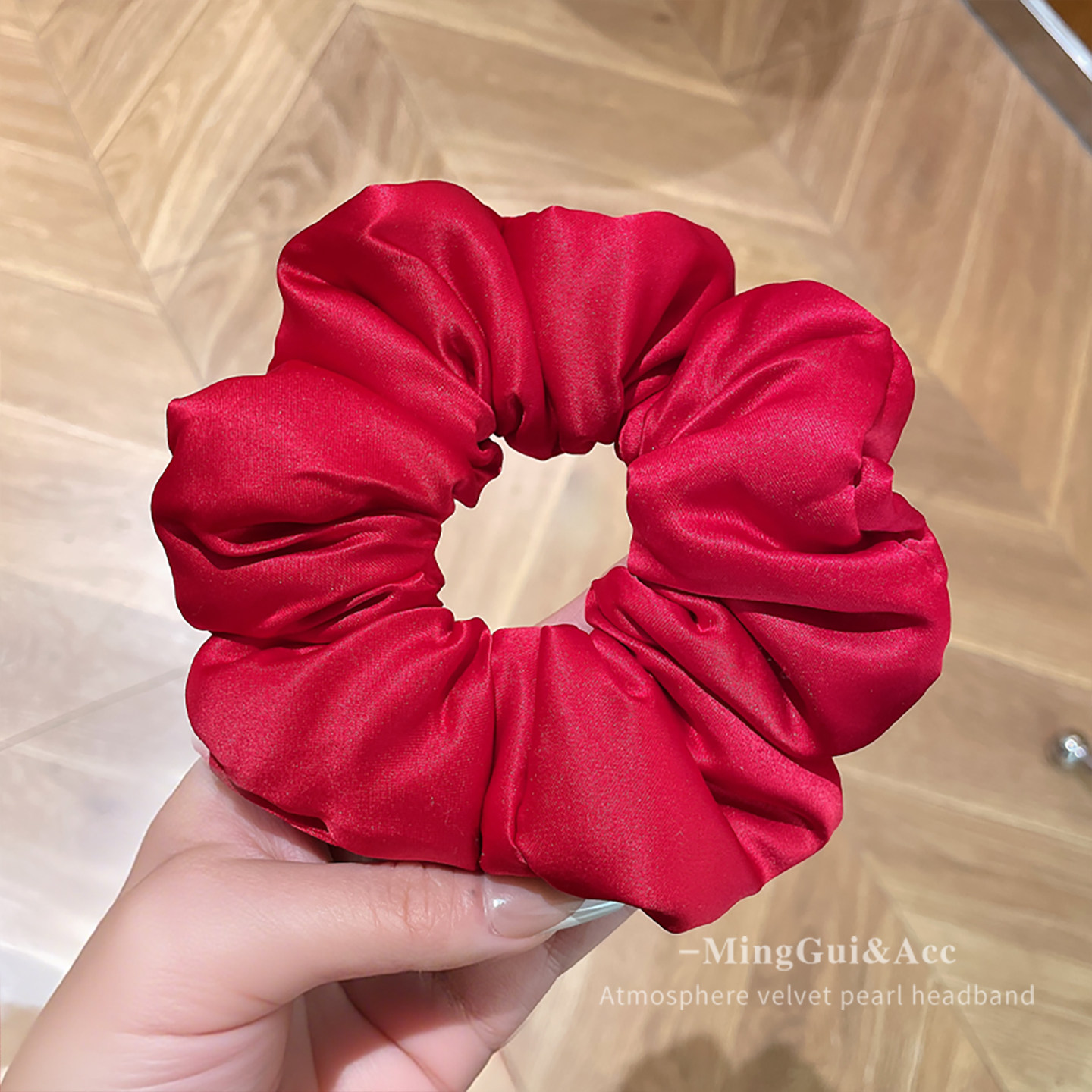 章若楠同款红色枕头睡觉发圈真丝大肠发圈女2025新款护发睡眠头绳,淘宝优惠券,粉丝福利购,淘宝优惠卷