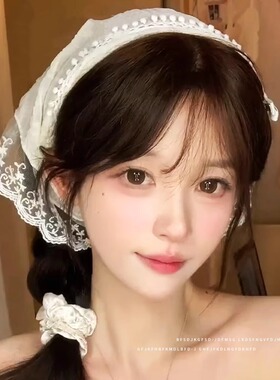 女性蕾丝发箍可爱百搭