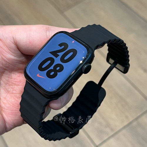 适用苹果手表带iwatch12海洋磁吸applewatch11创意表带s10987表链 - 图0