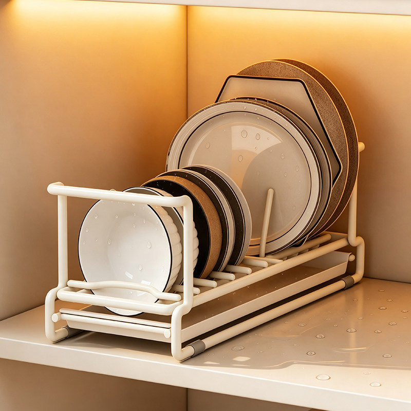 Japanese single-layer installation-free dish rack
