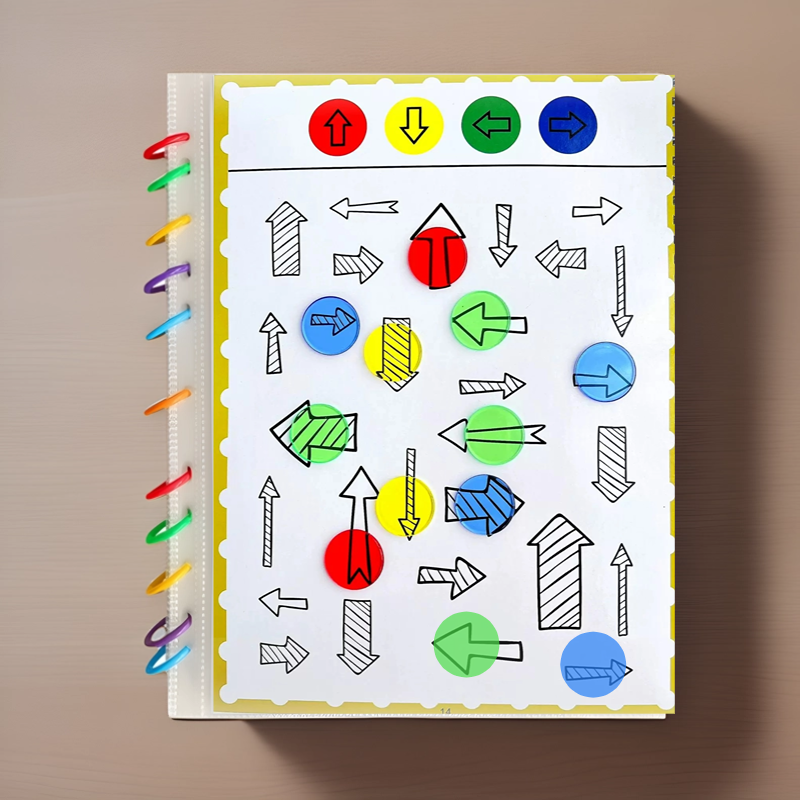 幼儿训练教具我的第一本专注力游戏书宝宝注意力透明圆片早教闪卡,淘宝优惠券,粉丝福利购,淘宝优惠卷