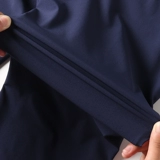 Шелковая ткань, высокая портупея, мужская летняя одежда для отдыха, тонкие эластичные штаны