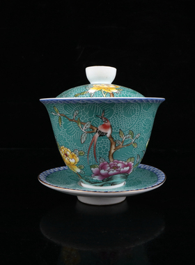 旧藏古玩骨瓷茶杯骨瓷珐琅家用