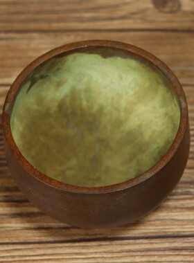 古董文玩纯铜苏工香炉水盂笔洗烟缸摆件复古钵盂炉家用铜磬老物件