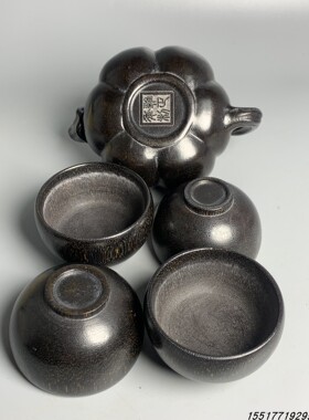 清晰纯手工茶杯摆件古玩