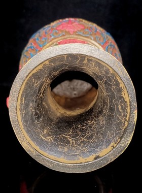 古玩杂项收藏仿古漆器花瓶家居装饰品工艺品送礼佳品摆件收藏