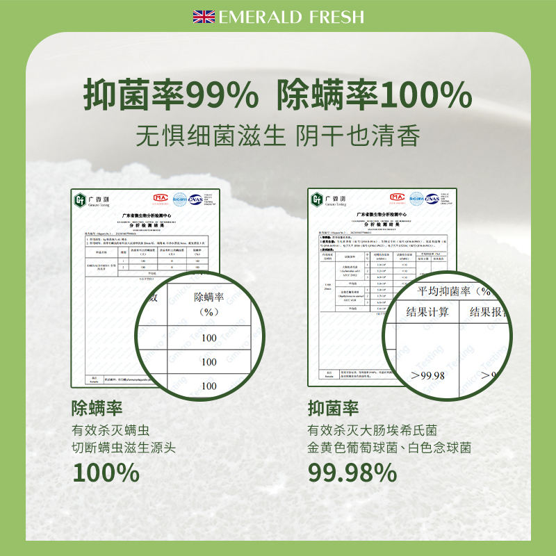 EmeraldFresh绿裁董洁同款进口洗衣片留香抑菌除螨柔顺去污渍护色 - 图1