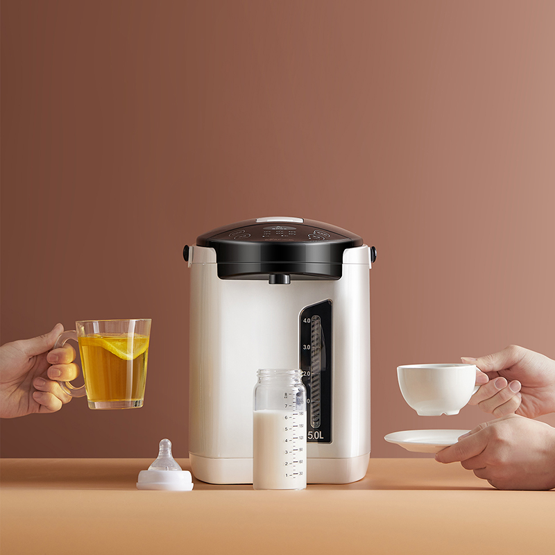 小熊清致专卖店小熊电热水瓶全自动保温一体烧水壶家用智能恒温电热水器大容量5L0