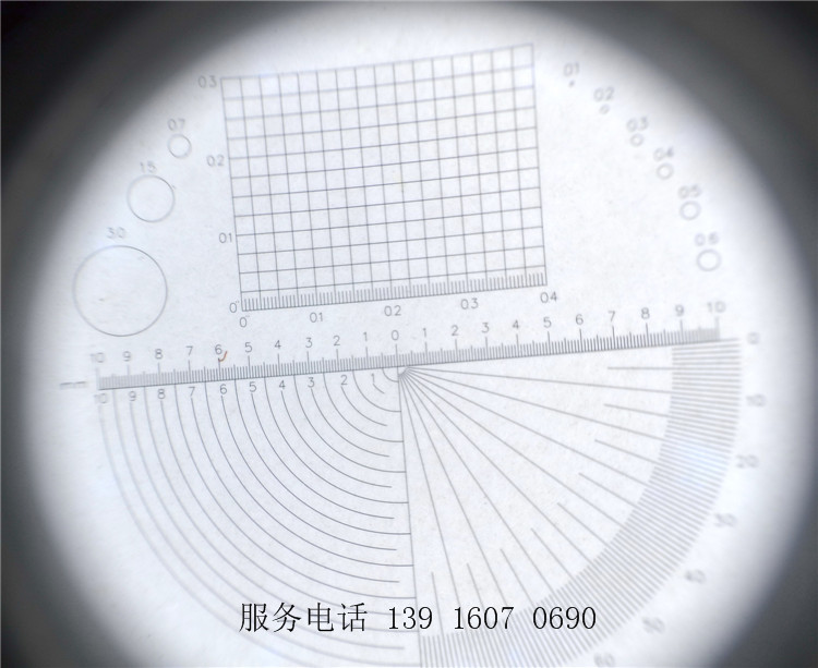 日本进口放大镜 用于必佳放大镜PEAK 镜片玻璃片刻度片 1983 10倍 - 图2